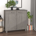 vidaXL Credenza mobile buffet per soggiorno cucina HAMAR, legno massello di pino - 85x35x80 cm