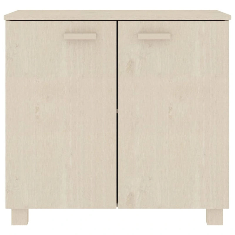 vidaXL Credenza mobile buffet per soggiorno cucina HAMAR, legno massello di pino - 85x35x80 cm