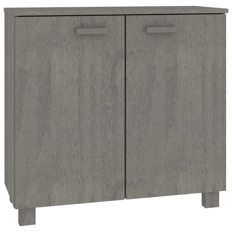 vidaXL Credenza mobile buffet per soggiorno cucina HAMAR, legno massello di pino - 85x35x80 cm