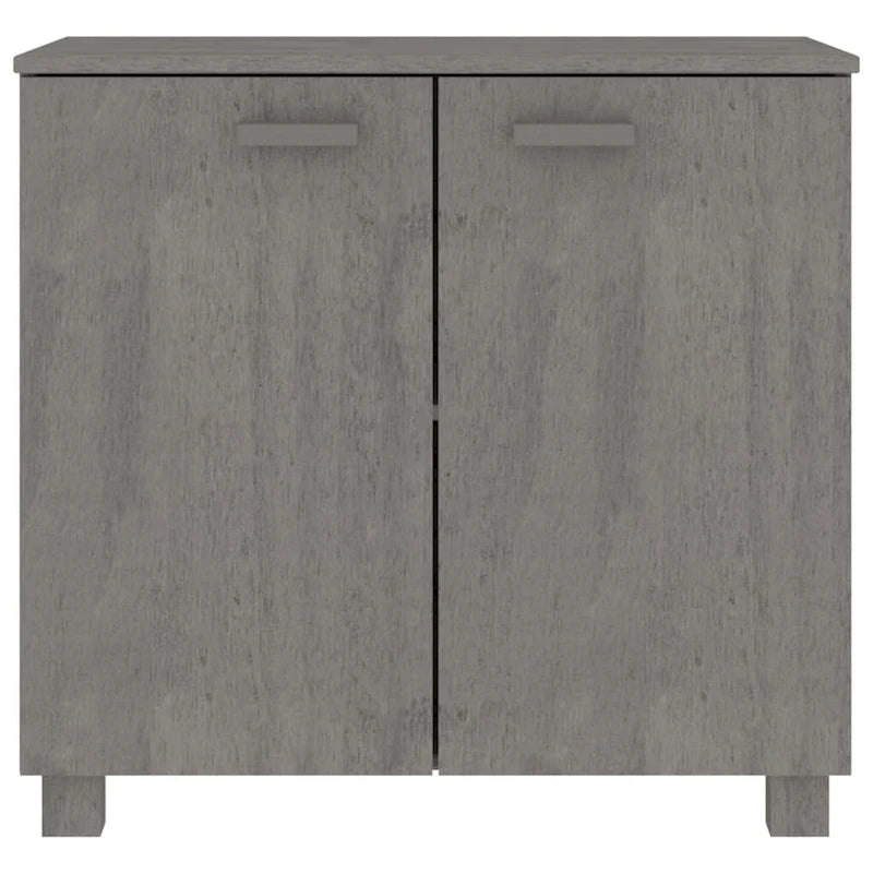 vidaXL Credenza mobile buffet per soggiorno cucina HAMAR, legno massello di pino - 85x35x80 cm