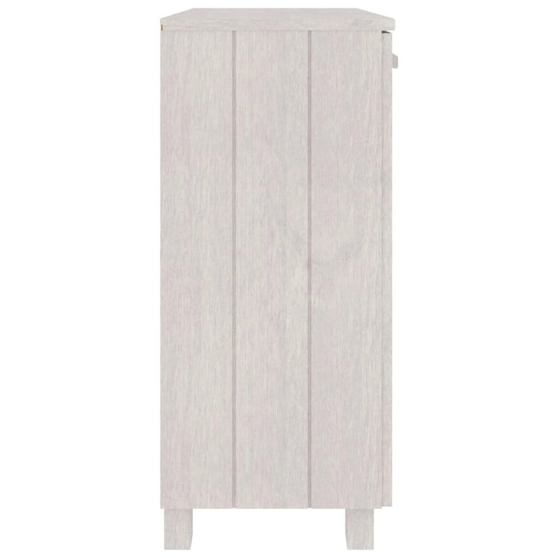 vidaXL Credenza mobile buffet per soggiorno cucina HAMAR, legno massello di pino - 85x35x80 cm