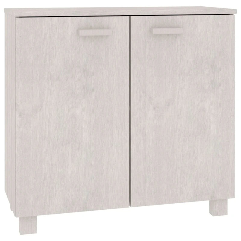 vidaXL Credenza mobile buffet per soggiorno cucina HAMAR, legno massello di pino - 85x35x80 cm