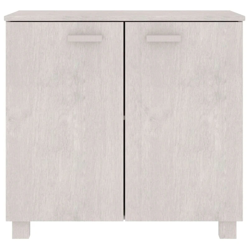 vidaXL Credenza mobile buffet per soggiorno cucina HAMAR, legno massello di pino - 85x35x80 cm