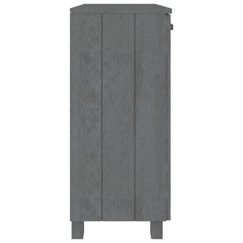 vidaXL Credenza mobile buffet per soggiorno cucina HAMAR, legno massello di pino - 85x35x80 cm