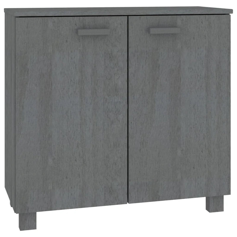 vidaXL Credenza mobile buffet per soggiorno cucina HAMAR, legno massello di pino - 85x35x80 cm