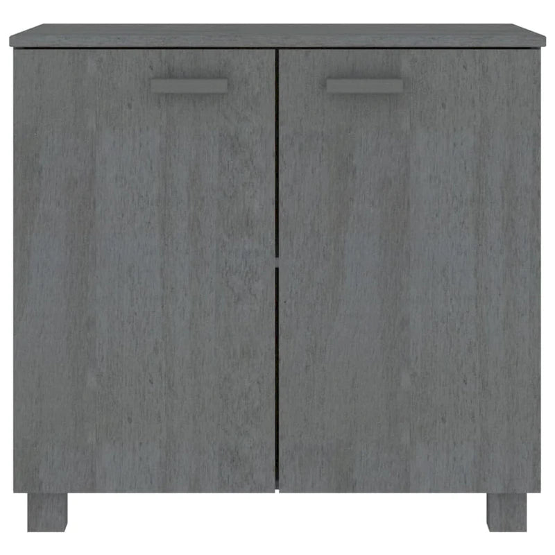 vidaXL Credenza mobile buffet per soggiorno cucina HAMAR, legno massello di pino - 85x35x80 cm