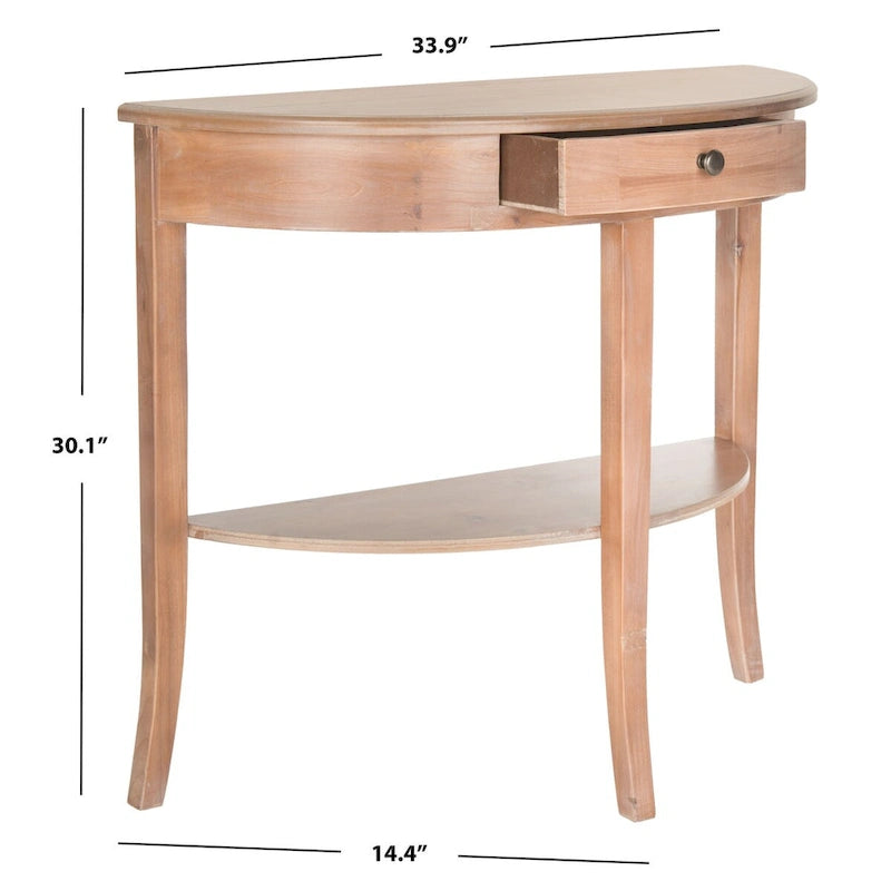 SAFAVIEH Sada Grigio Cenere Consolle - 33.9 x 14.4 x 30.1 - 33.9 x 14.4 x 30.1 - 34Px14Lx30A
