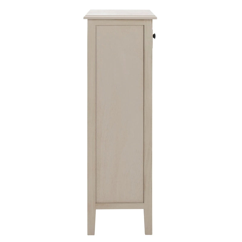 SAFAVIEH Hermine Tavolino da Divano con 4 Cassetti, Effetto Invecchiato, Nero - 38 x 30 x 91 cm - 15Lx12Px36A