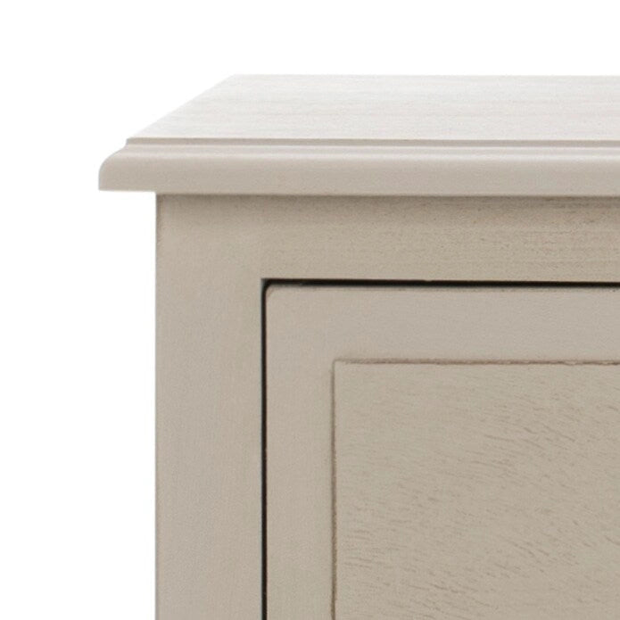 SAFAVIEH Hermine Tavolino da Divano con 4 Cassetti, Effetto Invecchiato, Nero - 38 x 30 x 91 cm - 15Lx12Px36A