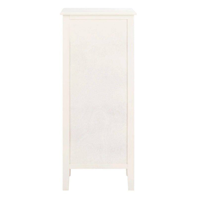 SAFAVIEH Hermine Tavolino da Divano con 4 Cassetti, Effetto Invecchiato, Nero - 38 x 30 x 91 cm - 15Lx12Px36A