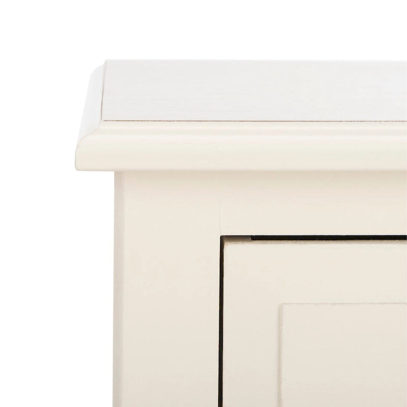 SAFAVIEH Hermine Tavolino da Divano con 4 Cassetti, Effetto Invecchiato, Nero - 38 x 30 x 91 cm - 15Lx12Px36A