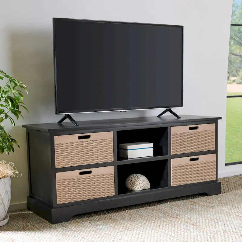 Mobile TV SAFAVIEH Britni con vani contenitore - 47,3 L x 15,8 P x 20 H - 47Lx16Px20H