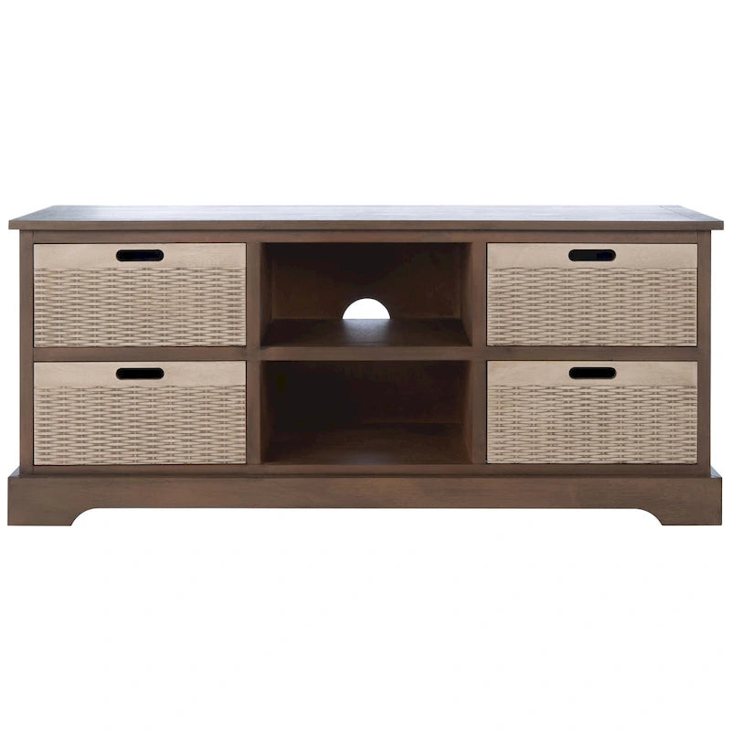 Mobile TV SAFAVIEH Britni con vani contenitore - 47,3 L x 15,8 P x 20 H - 47Lx16Px20H