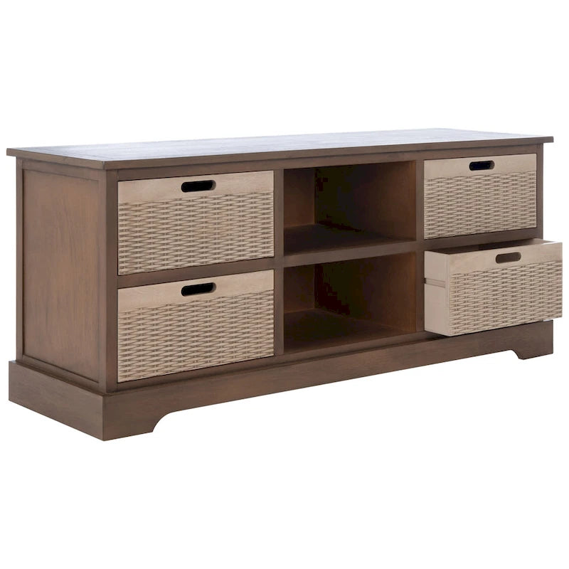 Mobile TV SAFAVIEH Britni con vani contenitore - 47,3 L x 15,8 P x 20 H - 47Lx16Px20H