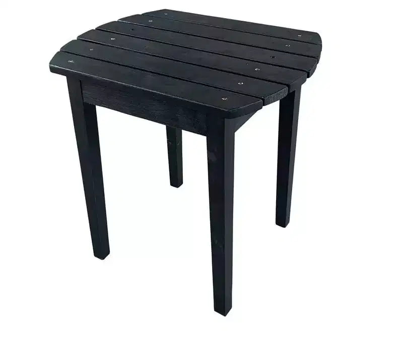 Set Bistrò Pieghevole Jiallo Adirondack con Porta Bicchiere, 2 Sedie Pieghevoli Adirondack con porta bicchieri e 1 Tavolino