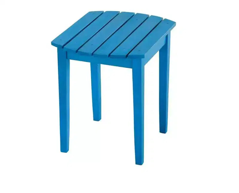 Jiallo Oceanic Collection - Sedia a sdraio Adirondack pieghevole, con porta bicchiere, poggiapiedi integrato, set di 2 sedie a sdraio e 1 tavolino laterale