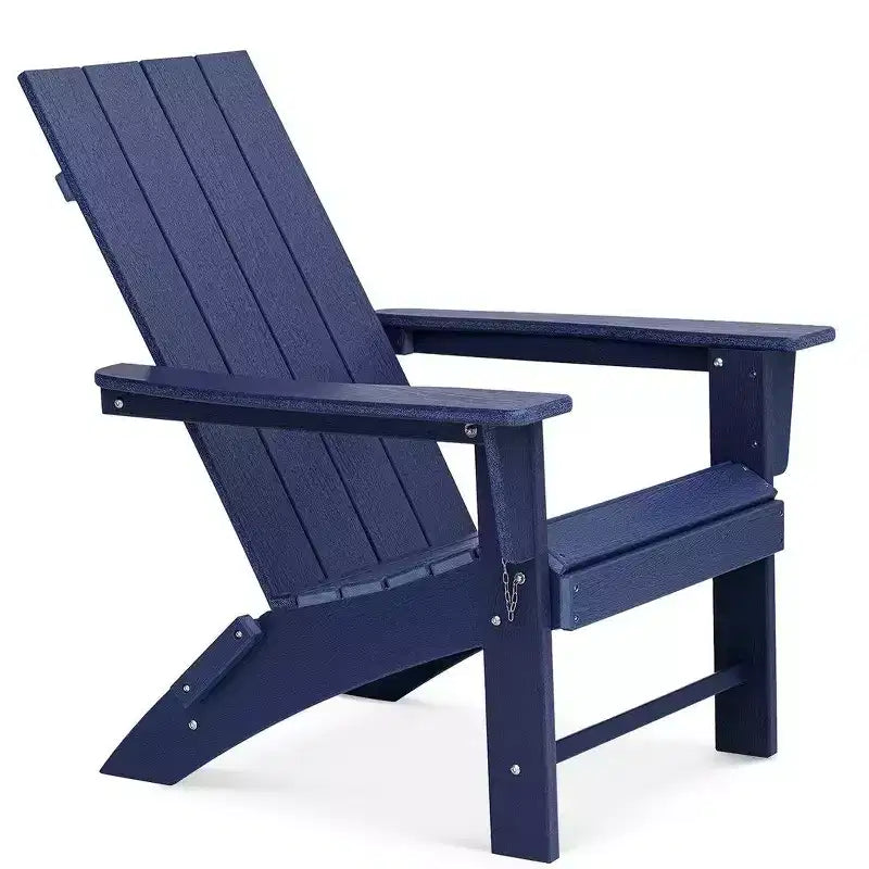 GARPROVM Chaise Adirondack pliable améliorée en PEHD, résistante aux intempéries, pour patio extérieur