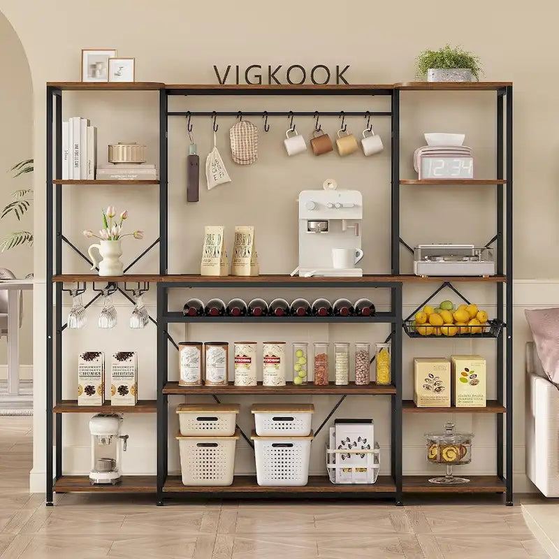 Mobile da Cucina/Bar/Vini con Scaffali Contenitori