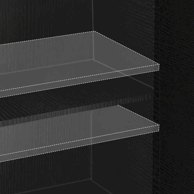 Moasis Grande Isola Cucina con Ruote, Scaffale per Forno a Microonde con Presa Elettrica, Luce LED e Scaffale Alto