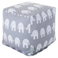 Majestic Home Goods Pouf Cubo Ottomano da Interno Ellie