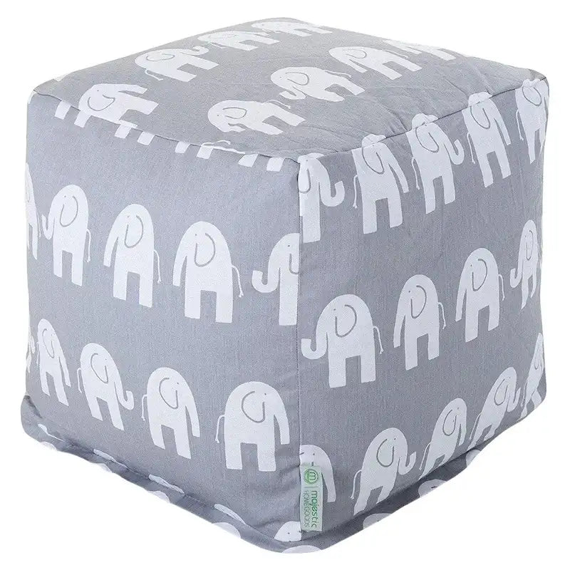 Majestic Home Goods Pouf Cubo Ottomano da Interno Ellie