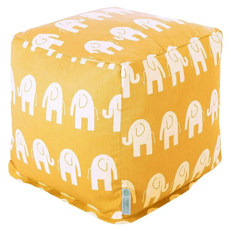 Majestic Home Goods Pouf Cubo Ottomano da Interno Ellie