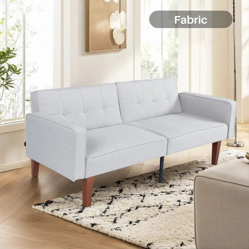 Divano letto Futon, Divano letto Futon convertibile, Divano letto a due posti, Divano letto per soggiorno, appartamento, ufficio
