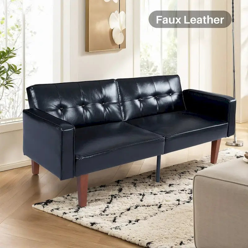 Divano letto Futon, Divano letto Futon convertibile, Divano letto a due posti, Divano letto per soggiorno, appartamento, ufficio
