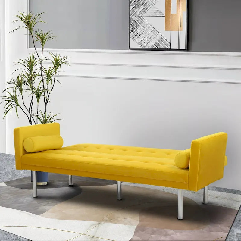 Divano letto Futon, Divano letto Futon convertibile, Divano letto a due posti, Divano letto per soggiorno, appartamento, ufficio