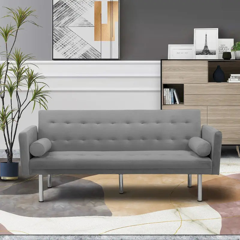 Divano letto Futon, Divano letto Futon convertibile, Divano letto a due posti, Divano letto per soggiorno, appartamento, ufficio