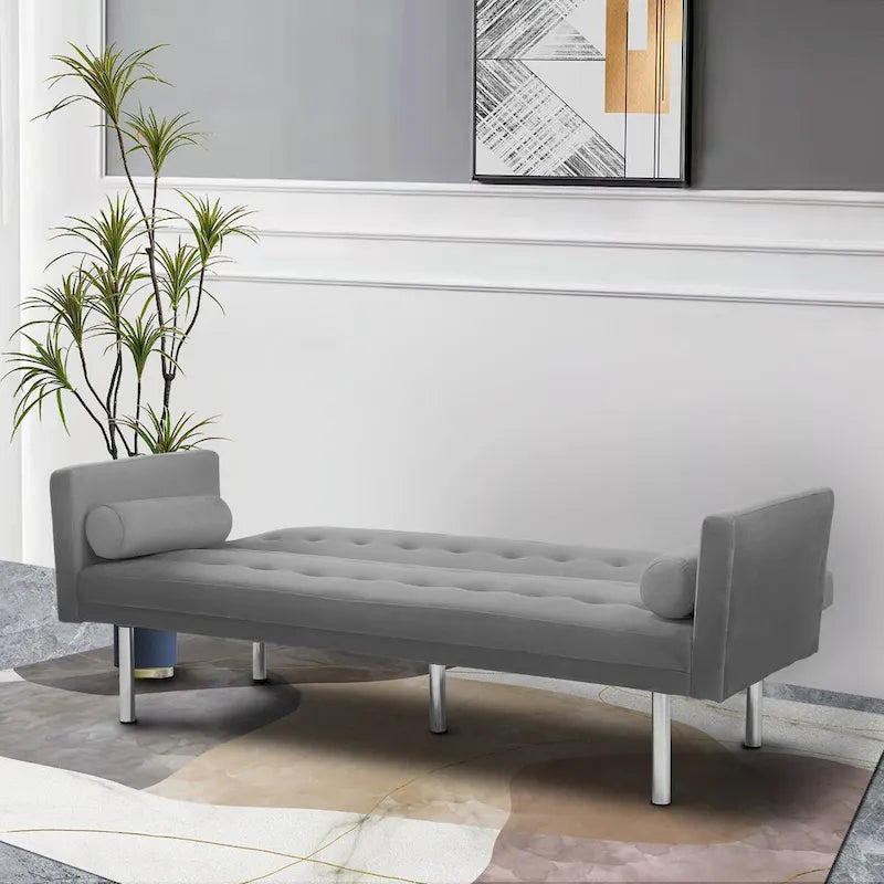 Divano letto Futon, Divano letto Futon convertibile, Divano letto a due posti, Divano letto per soggiorno, appartamento, ufficio