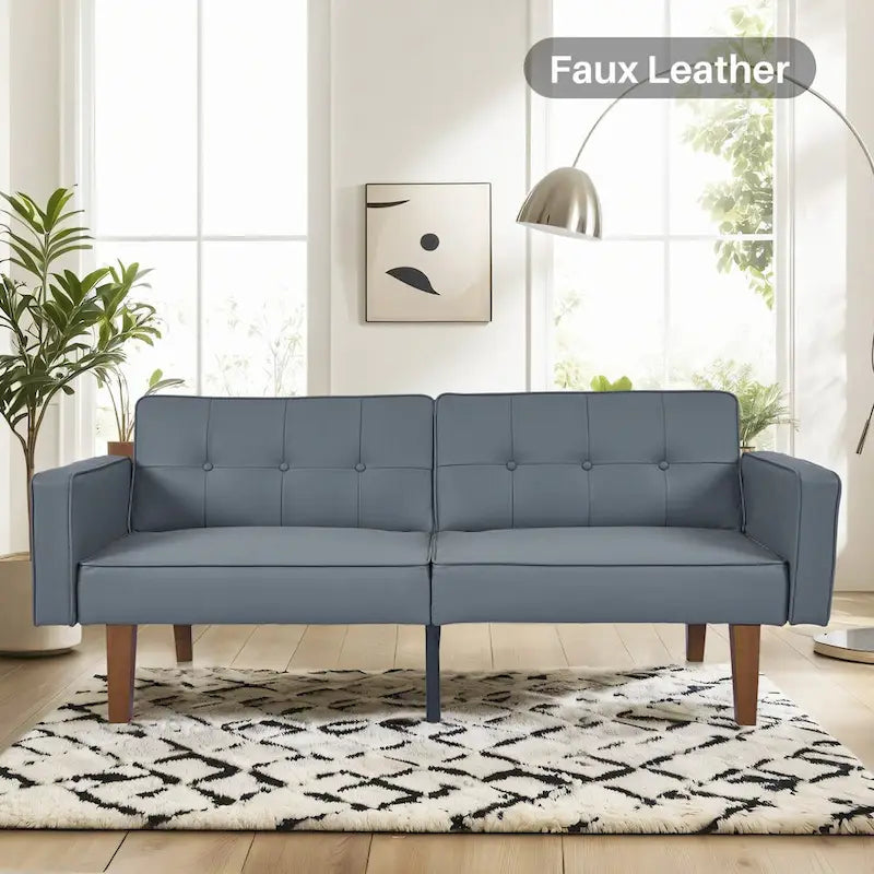 Divano letto Futon, Divano letto Futon convertibile, Divano letto a due posti, Divano letto per soggiorno, appartamento, ufficio