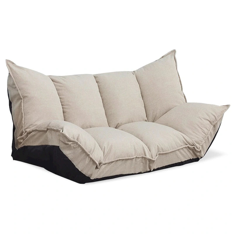 Divano Letto Moderno Pieghevole Beige per Bambini o Casa