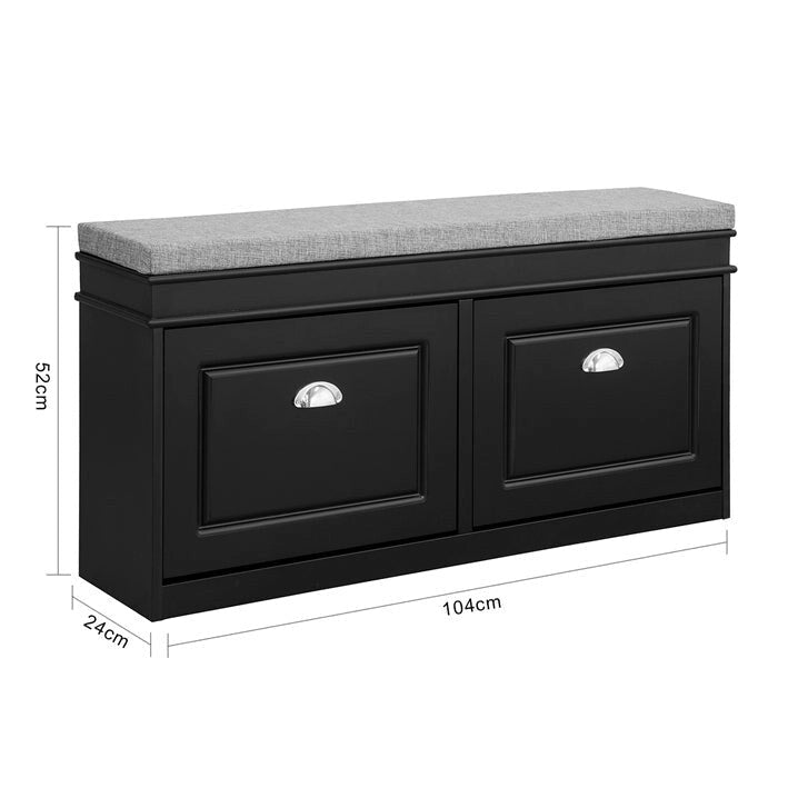 SoBuy FSR64-SCH, Scarpiera da Ingresso con Cassetto a Ribalta