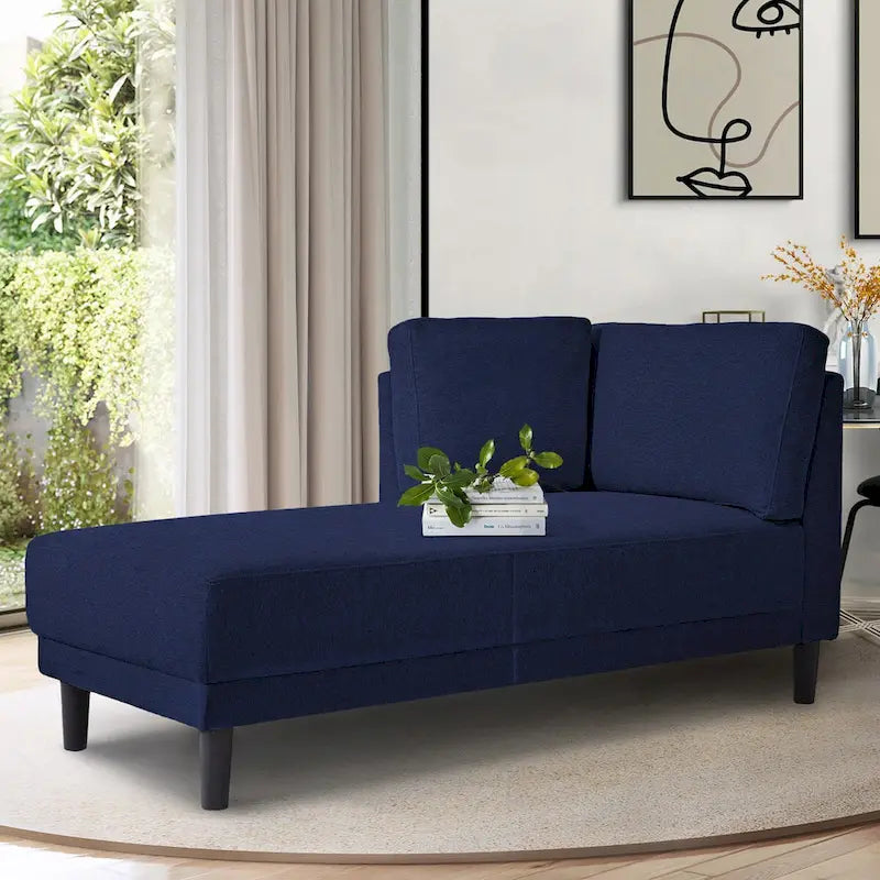 Divano Chaise Longue Imbottito Moderno di Metà Secolo