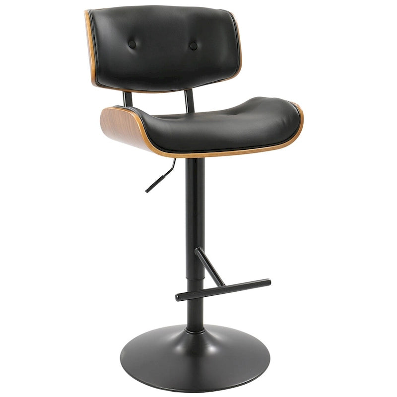 Sgabello da bar regolabile Leksand di Carson Carrington con poggiapiedi dritto a T (set da 3)