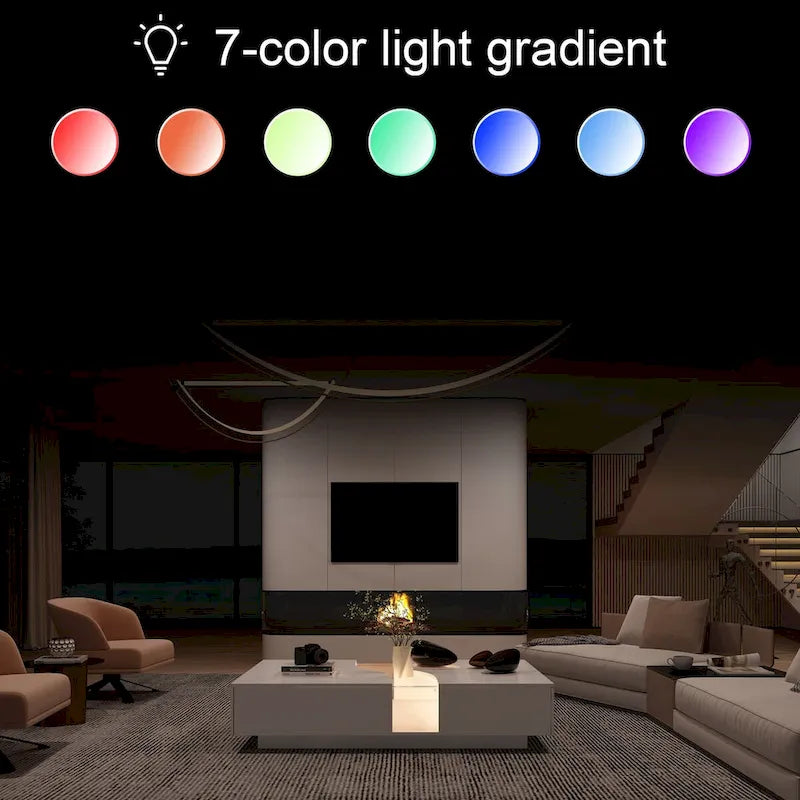 Funzionalità ed eleganza: Tavolino da caffè moderno illuminato a LED con piano in vetro