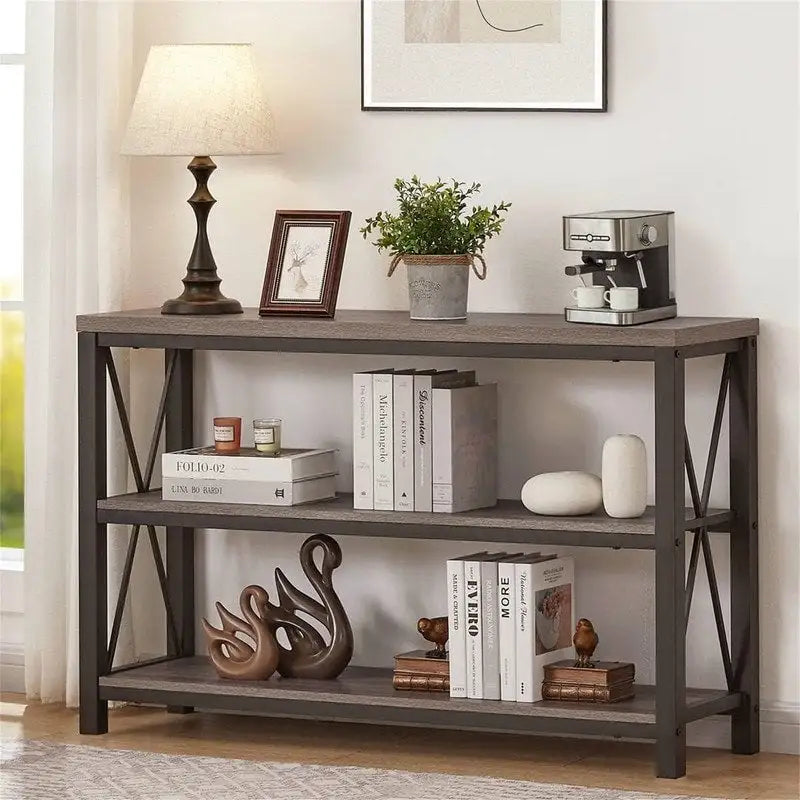 Tavolo consolle da divano industriale - 13,39P x 47,24L x 30A