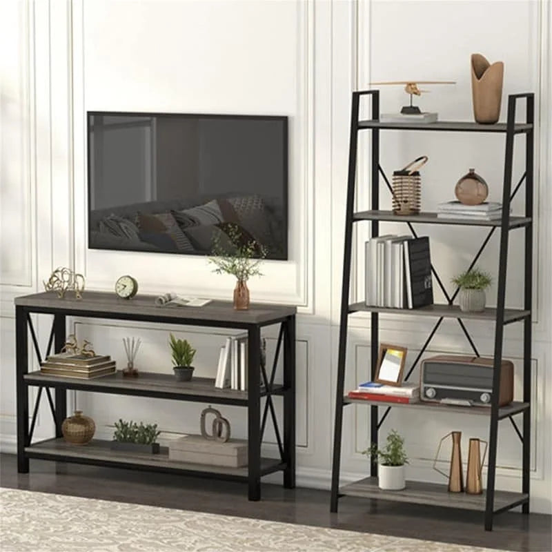 Tavolo consolle da divano industriale - 13,39P x 47,24L x 30A