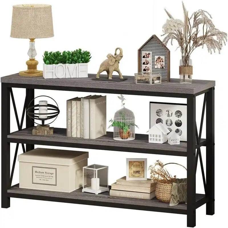 Tavolo consolle da divano industriale - 13,39P x 47,24L x 30A