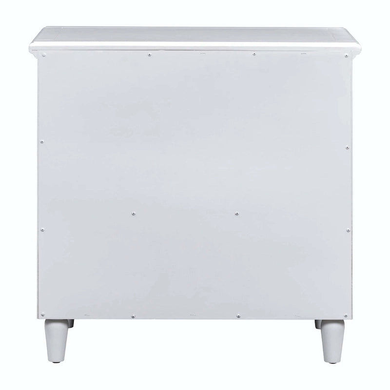 Comodino a 3 cassetti in legno