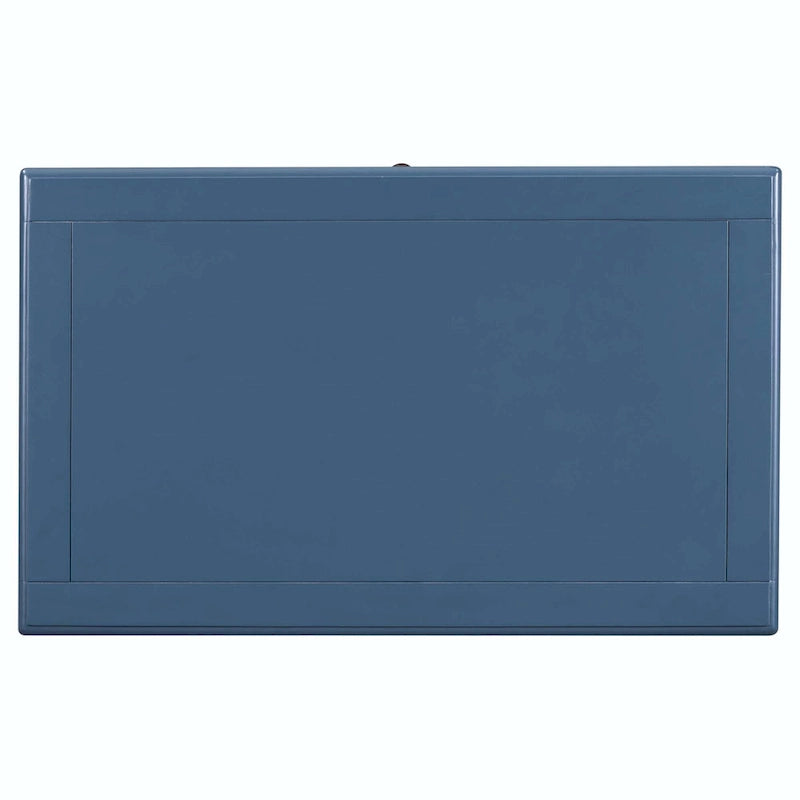 Comodino a 3 cassetti in legno