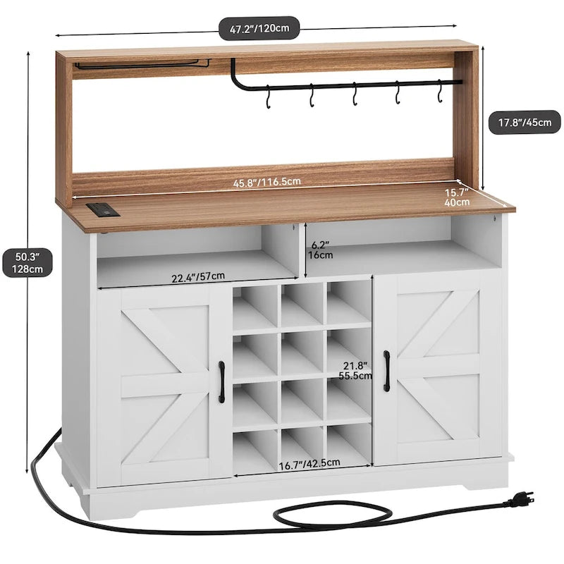50 Mobili da caffè in stile rustico, credenza da vino, credenza da cucina
