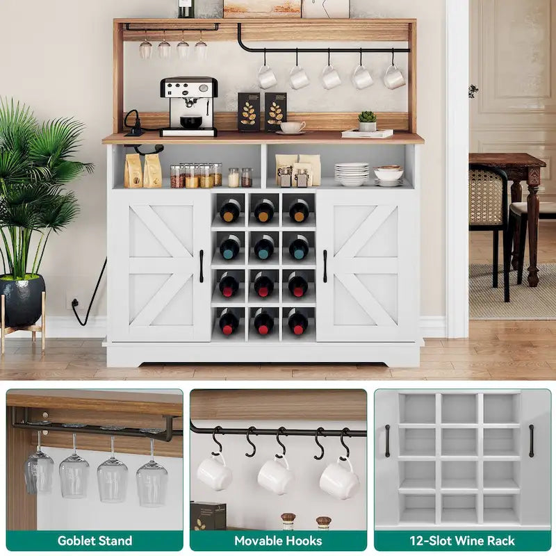 50 Mobili da caffè in stile rustico, credenza da vino, credenza da cucina