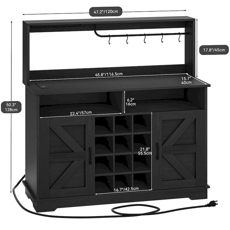 50 Mobili da caffè in stile rustico, credenza da vino, credenza da cucina