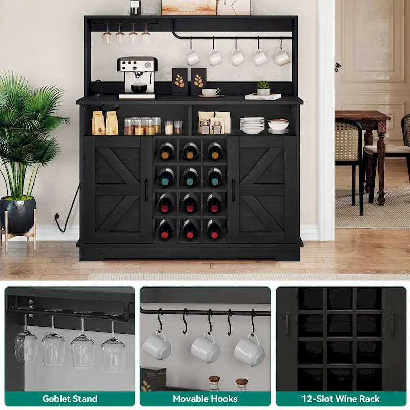 50 Mobili da caffè in stile rustico, credenza da vino, credenza da cucina