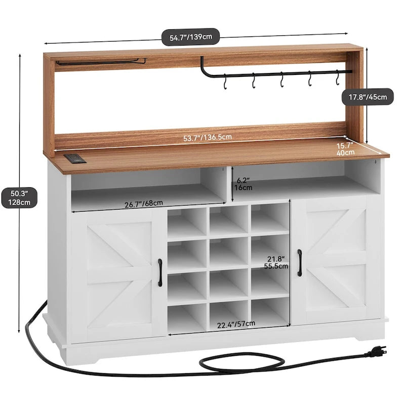50 Mobili da caffè in stile rustico, credenza da vino, credenza da cucina