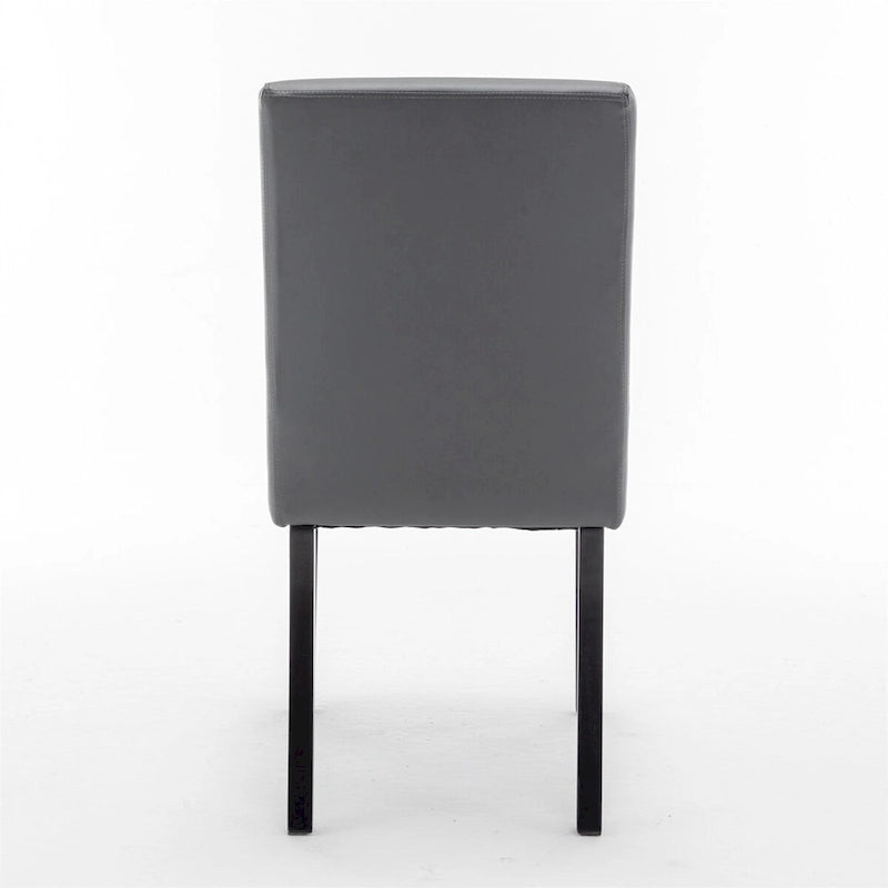 Sedie da pranzo moderne con gambe in legno massello (set da 2)
