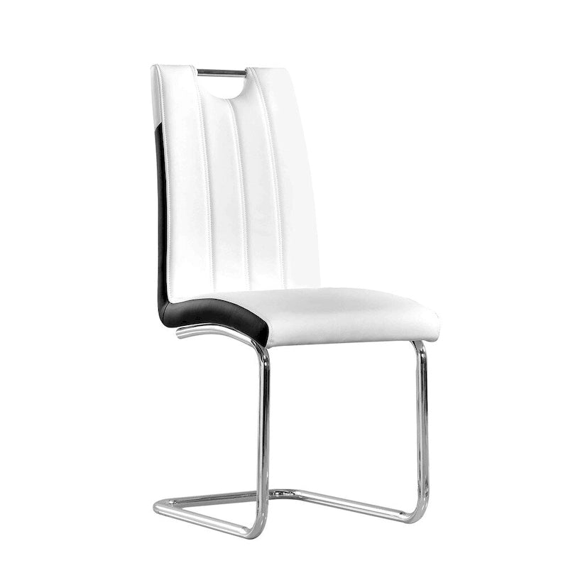 Best Master Furniture Sedie Laterali Moderne Bicolore (Set di 2)