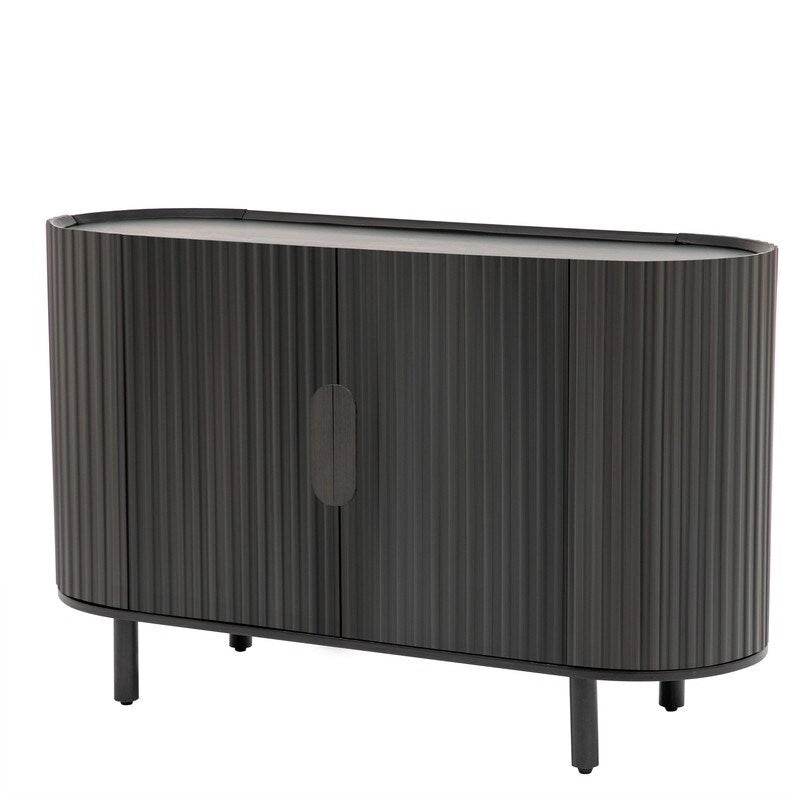 Credenza di lusso leggera con ripiani regolabili e ampio spazio di archiviazione